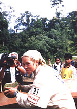 Марина Либо, мастер спорта по спортивному ориентированию, член сборной команды России по экстремальным гонкам на острове Борнео.