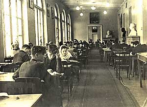 Читальный зал Научной библиотеки. 1946 г.